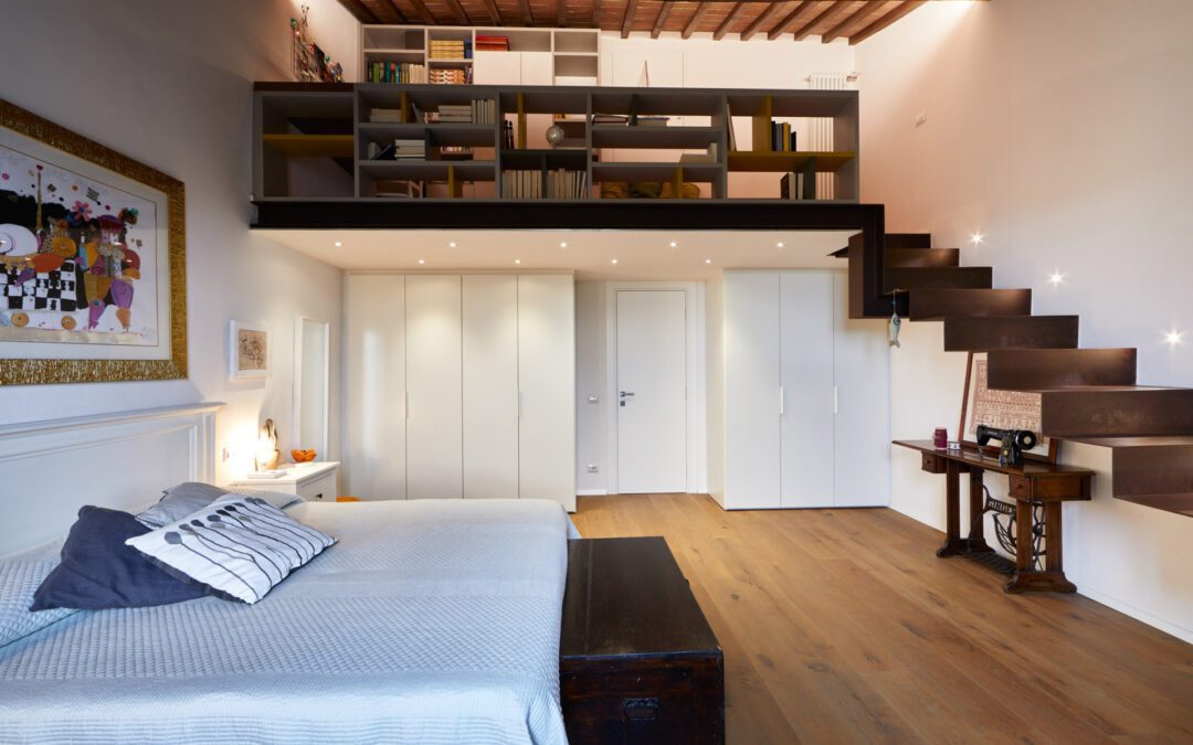 Home office in the loft