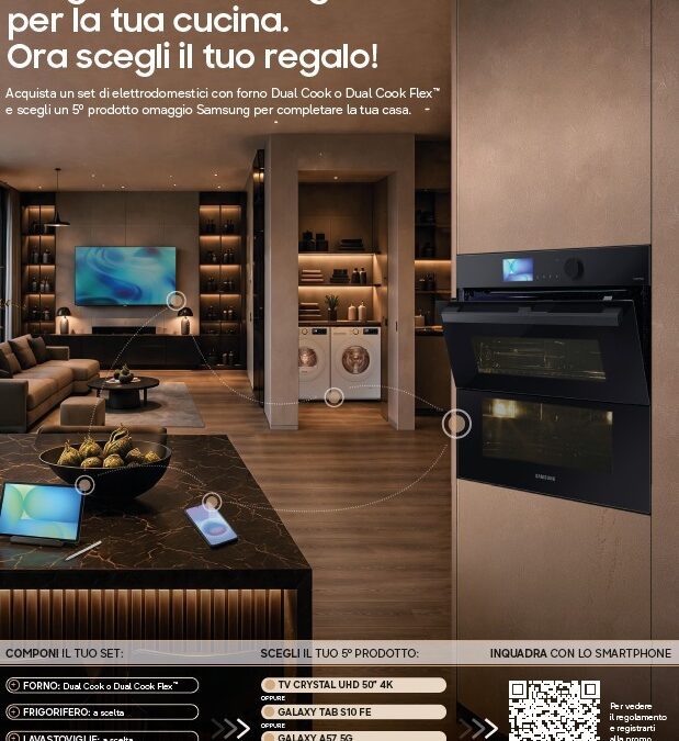 “Hai già scelto il meglio per la tua cucina. Ora scegli il tuo regalo!”