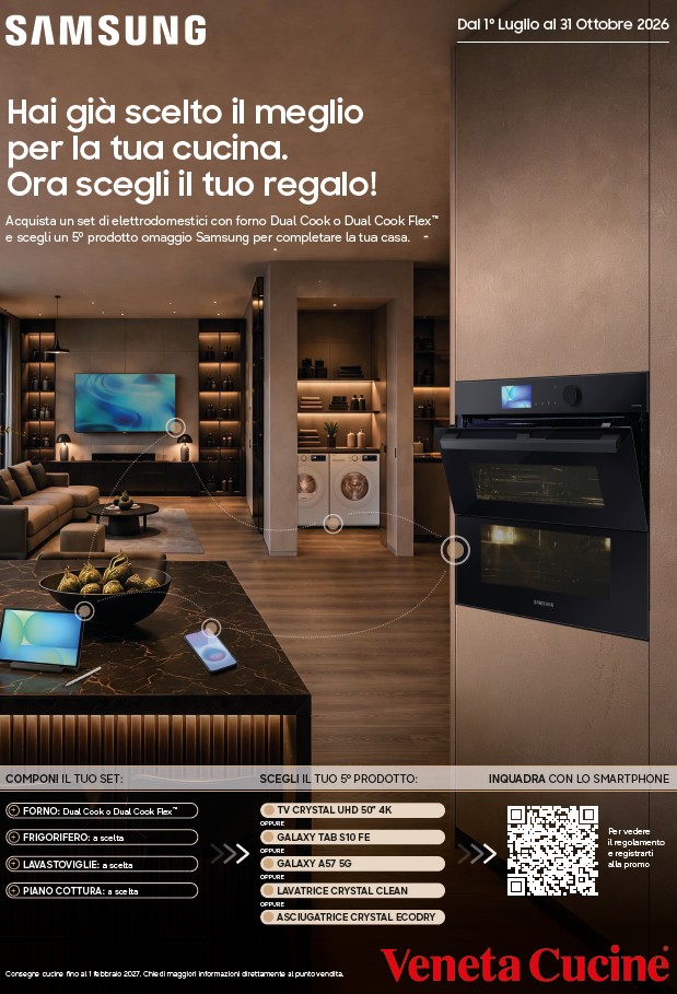 “Hai già scelto il meglio per la tua cucina. Ora scegli il tuo regalo!”