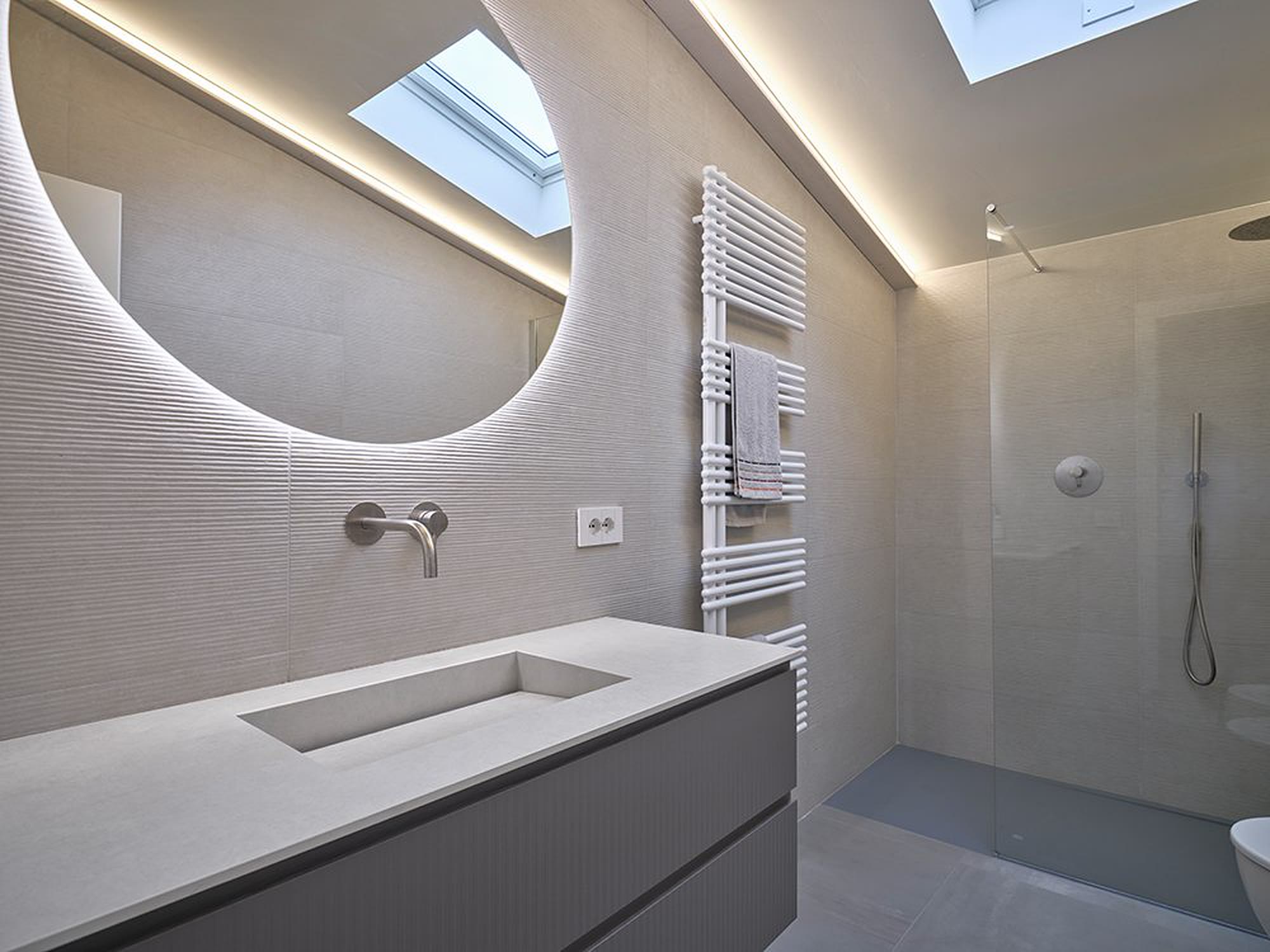 Bagno Habi-bath in mansarda